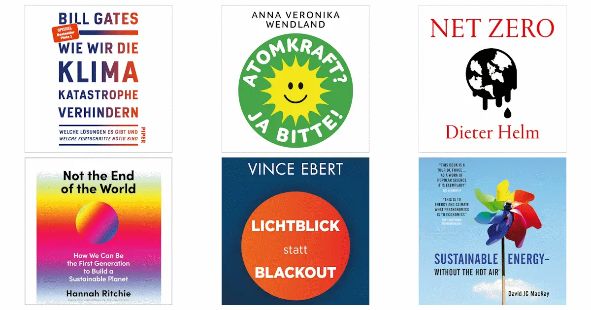 7 lesenswerte Bücher zu Klimawandel & Umweltschutz
