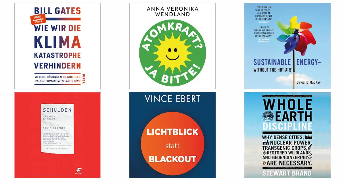 8 lesenswerte Bücher zu Klimawandel & Umweltschutz